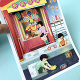 8 Festivals of a Year 3D-Postcards: Hungry Ghost Festival 时年八节立体明信片: 中元