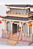 Xiangzi Bridge Yanghan Pavilion DIY Model Kit 潮州湘子桥仰韩阁手工拼装模型