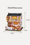 Chaozhou Hotpot Teochew-Style Building DIY Model Kit 潮州风格建筑牛肉火锅店手工拼装模型