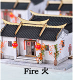 Teochew Traditional House: "Four Touches of Gold” DIY Model Kit 潮州特色建筑民居四点金手工拼装模型