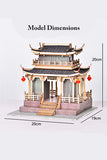 Xiangzi Bridge Yanghan Pavilion DIY Model Kit 潮州湘子桥仰韩阁手工拼装模型